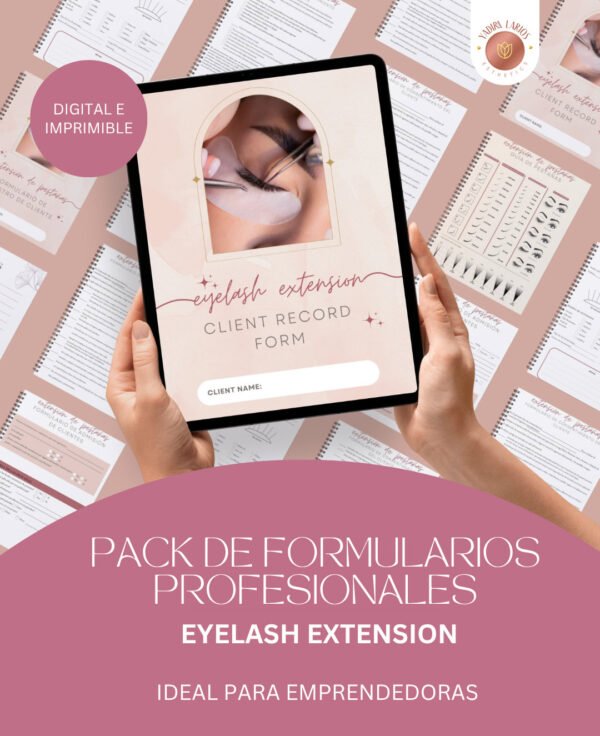Pack de formularios profesionales: Eyelash Extension - Imagen 3